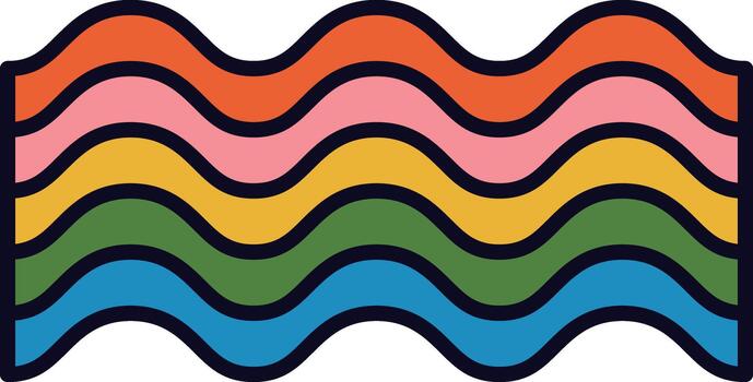 vistoso ondulado líneas resumen modelo antecedentes vector