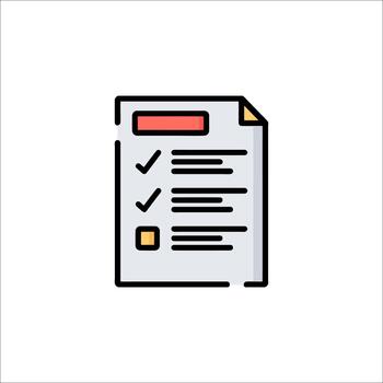 Checklist Icon Task Management To-Do List Planning, organization vector