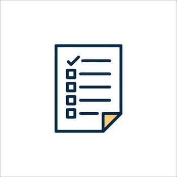 Checklist Icon Task List To-Do List Survey Form vector