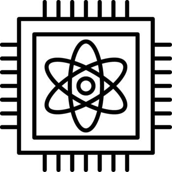 cuántico informática tecnología vector