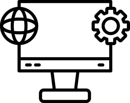 remoto trabajando herramientas vector