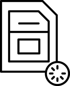 Refresh Data Button vector