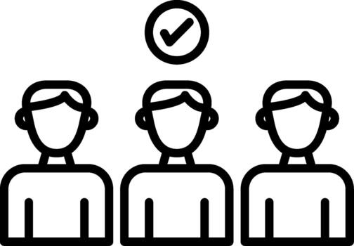 Recruitment Selection Process vector