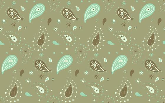 Spa artwork with simple effect. Boho stroke of paisley botanical. Abstract henna in herbal complexity. vector