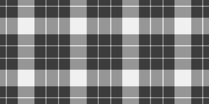 Monochrome plaid pattern with intersecting lines forming squares. Versatile backdrop for textiles, fashion, or modern design projects. Ideal for seamless textures and backgrounds. vector