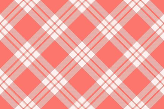 A vibrant coral plaid pattern creates a warm, inviting texture. Ideal for backgrounds, textiles, and adding a touch of classic style to graphic design projects. vector