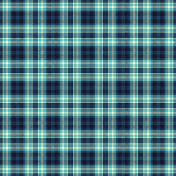 Classic plaid pattern in cool blues and creams. Seamless texture perfect for backgrounds, textiles, or adding a traditional touch to any design. vector