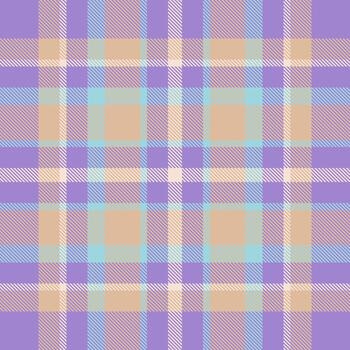 pastel tartán modelo con suave matices un sin costura diseño, Perfecto para antecedentes, textiles, y creativo proyectos necesitando un amable, vistoso textura. vector
