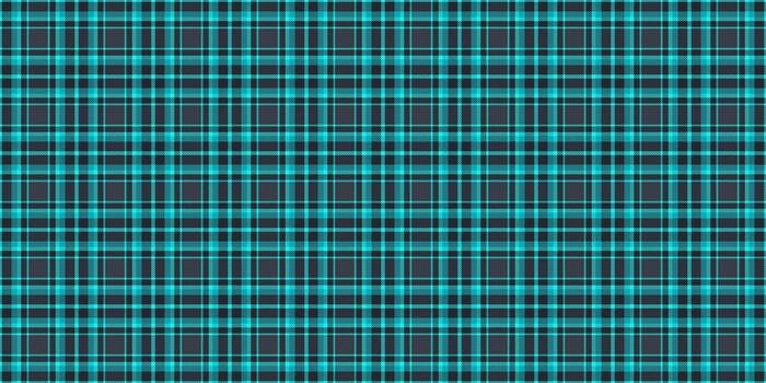 Classic teal tartan pattern. Ideal for backgrounds, textiles or festive themes, conveying warmth and tradition with a modern twist. Versatile design element. vector