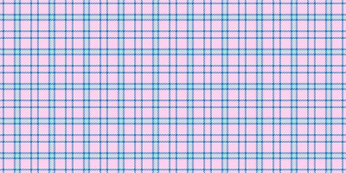 Classic pink plaid pattern with blue accent lines. Versatile for backgrounds, textiles, or design elements. Adds a charming, traditional, and elegant touch. vector