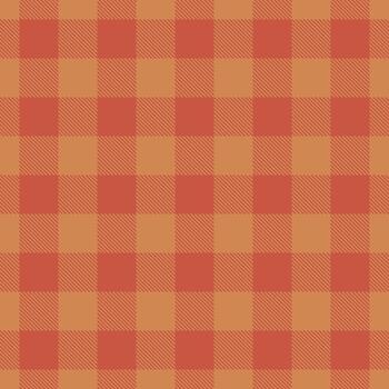 cálido, otoñal tartán modelo. rústico a cuadros diseño en naranja y oxido tonos ideal para antecedentes, textiles, y acogedor diseños, evocando comodidad y estilo. vector