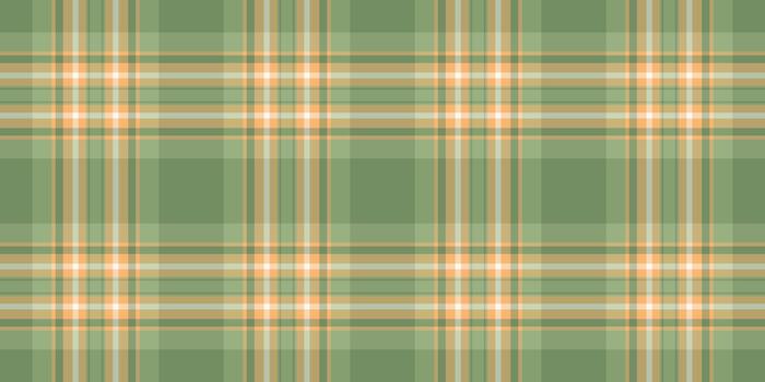 Soft, comforting tartan pattern in earthy greens and warm orange tones. Perfect for backgrounds, textiles, or adding a cozy touch to designs. Versatile timeless. vector