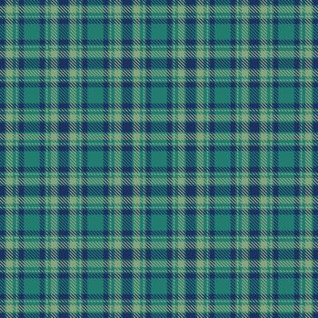 Classic tartan pattern in cool greens and blues. A seamless plaid texture perfect for backgrounds, textiles, apparel, and design elements. Timeless and versatile. vector