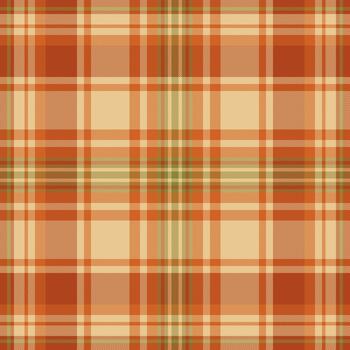 Warm plaid pattern, ideal for fall or rustic themes. Use for backgrounds, textiles, or design elements. Classic, comforting, and versatile. vector