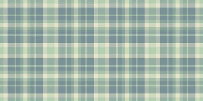 Classic plaid pattern in muted, calming hues of green and blue. Versatile background for textiles, designs, or web use. Evokes a sense of tradition and comfort. vector