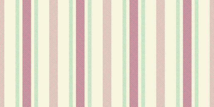 Vertical stripes in light red and pastel green against a creamy background. Perfect for backgrounds, textiles, or digital design projects. vector