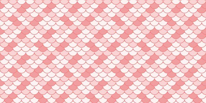 Elegant pink and white seamless pattern. A delicate, repeating fish scale design ideal for backgrounds, textiles, or feminine branding. vector