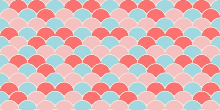 sin costura pastel pescado escala modelo. Perfecto para femenino marca, sitio web antecedentes, textil diseño, o juguetón embalaje. esta alegre, repitiendo diseño evoca sentimientos de felicidad y verano. vector