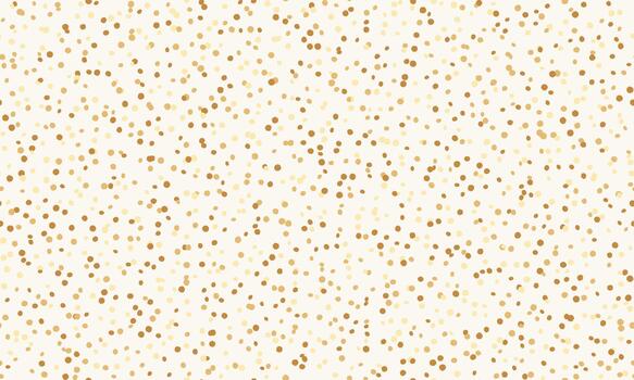 Elegant gold confetti scattered on a pristine white background. Perfect for celebratory designs, adding a touch of festive sparkle to invitations, websites, or packaging. vector