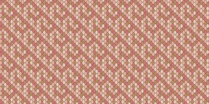 Subtle, repeating geometric pattern in muted pink and brown tones. Ideal for textile design, wallpaper, or website backgrounds. The intricate wovenlike texture adds visual depth and sophistication. vector