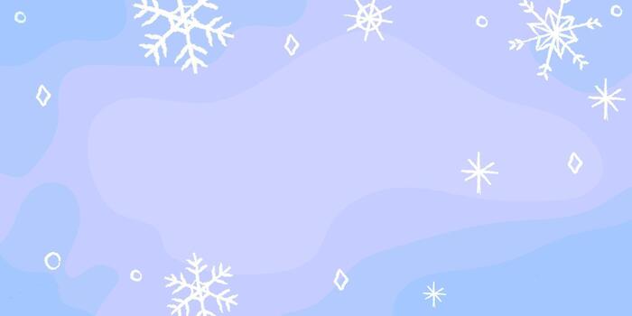 Winter background with snowflakes and a soft blue gradient for festive themes and designs vector
