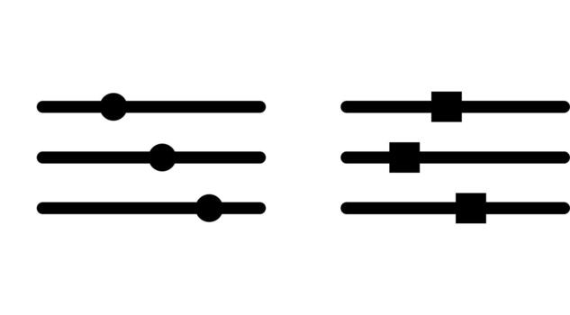 Set of sound volume icons. Decrease and increase the audio or sound volume. vector