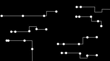 A complex network of interconnected circuit paths spreads outward, representing precision, logic, and the continuous movement of information in digital environments video