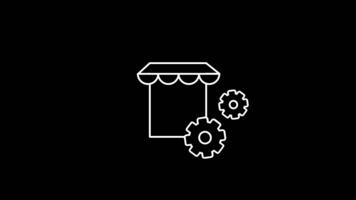 A storefront paired with gears symbolizes optimized business operations built through systemization, automation, and workflow improvements for efficiency. video