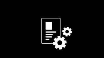 uma documento emparelhado com engrenagens luzes automatizado sistemas este realçar produtividade, reduzir erros, e fortalecer integrado processo gestão No geral. video