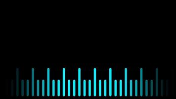 monitores uniformemente espaçado vertical bares, ilustrando medição, firme progresso, e a consistente rastreamento do desempenho ou atividade sobre uma definiram período video