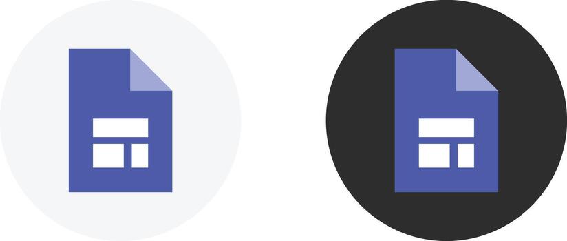 Google Forms Logo Icon Set. Online Survey and Data Collection Symbols. Google Workspace and Digital Quiz Builder Icons Collection vector