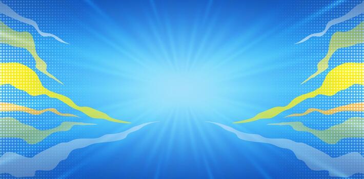 Dynamic Blue Abstract Background with Light Rays and Flowing Elements for banner, poster, flyer, presentation slides, business cards, landing pages, header website designs template element business vector