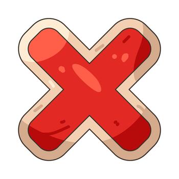 Red cross symbol icon vector