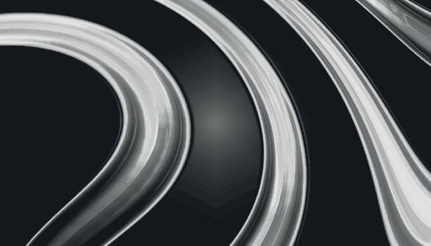 Metallic Wave Abstract Background Design vector