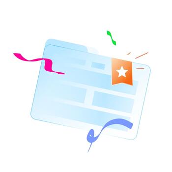 Modern illustration of a web page interface with a bookmark icon. saving website, marking page, or adding to favorites. for UI concepts, digital marketing, online browsing, web technology themes vector