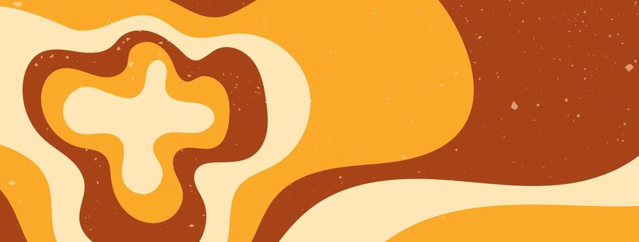 Zebra groovy color Y2K background. vector