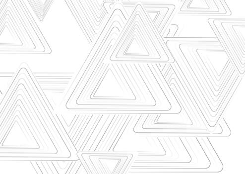 Grey triangles abstract geometric tech background vector