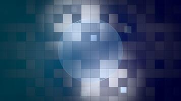 modern teknologisk design terar lysande bubblor och slät rutnät mönster video