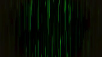 grön digital tecken kaskad tvärs över skuggad teknologisk nätverk bakgrund video