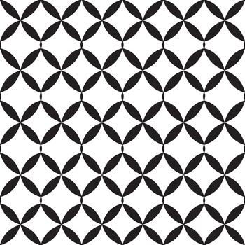 Black Geometric Line Grid Seamless Pattern Background vector