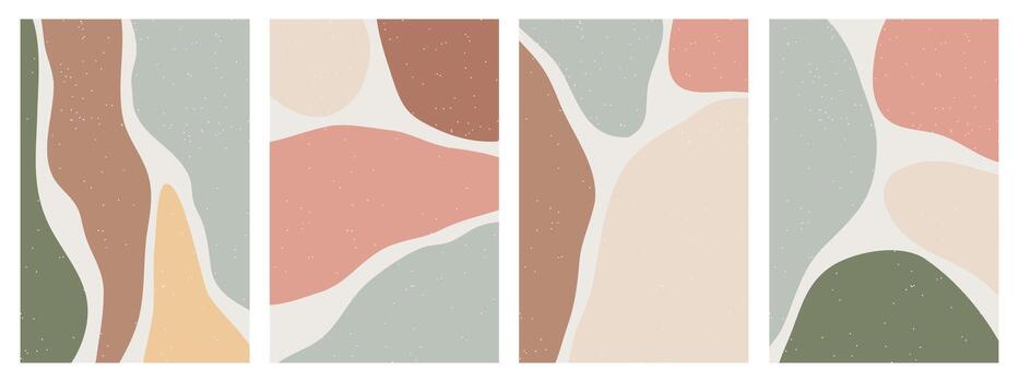 Modern abstract cover set, minimal cover design. Colorful geometric background, Abstract illustration. vector