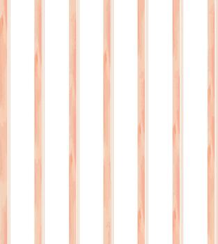 naranja despojado acuarela sin costura antecedentes aislado en blanco. horizontal Cepillo de pintura líneas en repetir textura en melocotón colores. rayas patrón, líneas neutral colores mano dibujado para textil diseño. vector