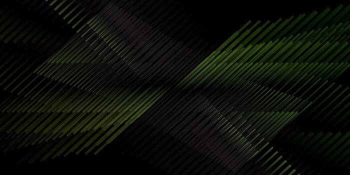 oscuro resumen geométrico modelo con diagonal líneas y sutil verde matices vector