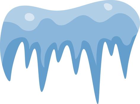 Snow Cap in Abstract Shape vector