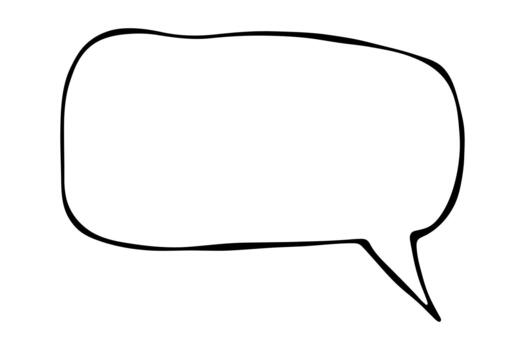 label sale text Hand drawn speech bubble Blank empty message box Textbox frame for banners, price tags, stickers, design vector