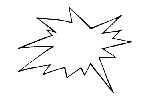 Hand drawn speech bubble Blank empty message box Textbox frame for banners, price tags, stickers, design label sale speak vector