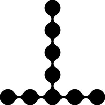 Mesh-like geometric design created with circular nodes linked in a structured pattern. vector