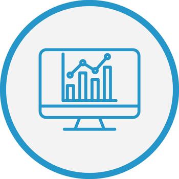 datos analítica moderno interfaz Insignia vector
