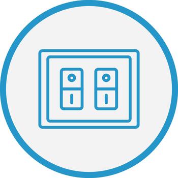 Light Switch Interactive Symbol vector