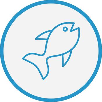 Fish Coded UI Symbol vector